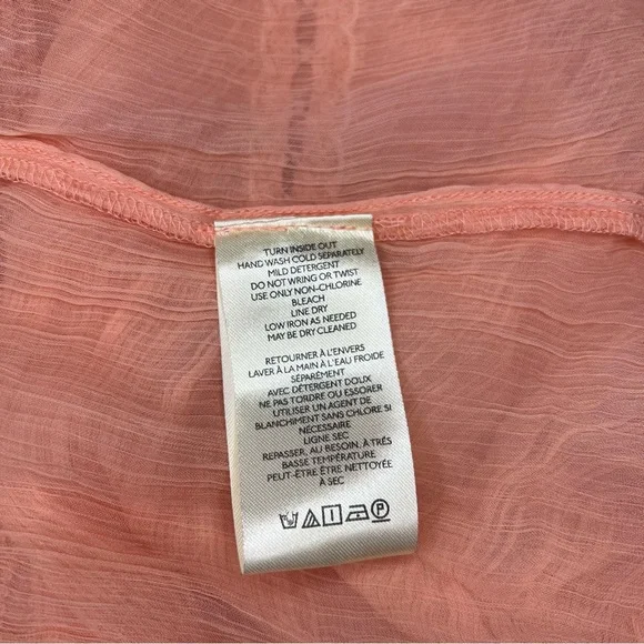 Free People Leah Chiffon Women's Tunic Size S - Picture 9 of 10